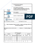 Boiler Foundation (Unit#1 & Unit#2) - Analysis and Design of Pile Cap, Tie-Beam and Pedestal