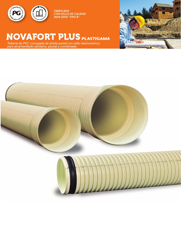 Novafort Plus 2018 | PDF | Tubería (transporte de fluidos) | Ingeniería ...