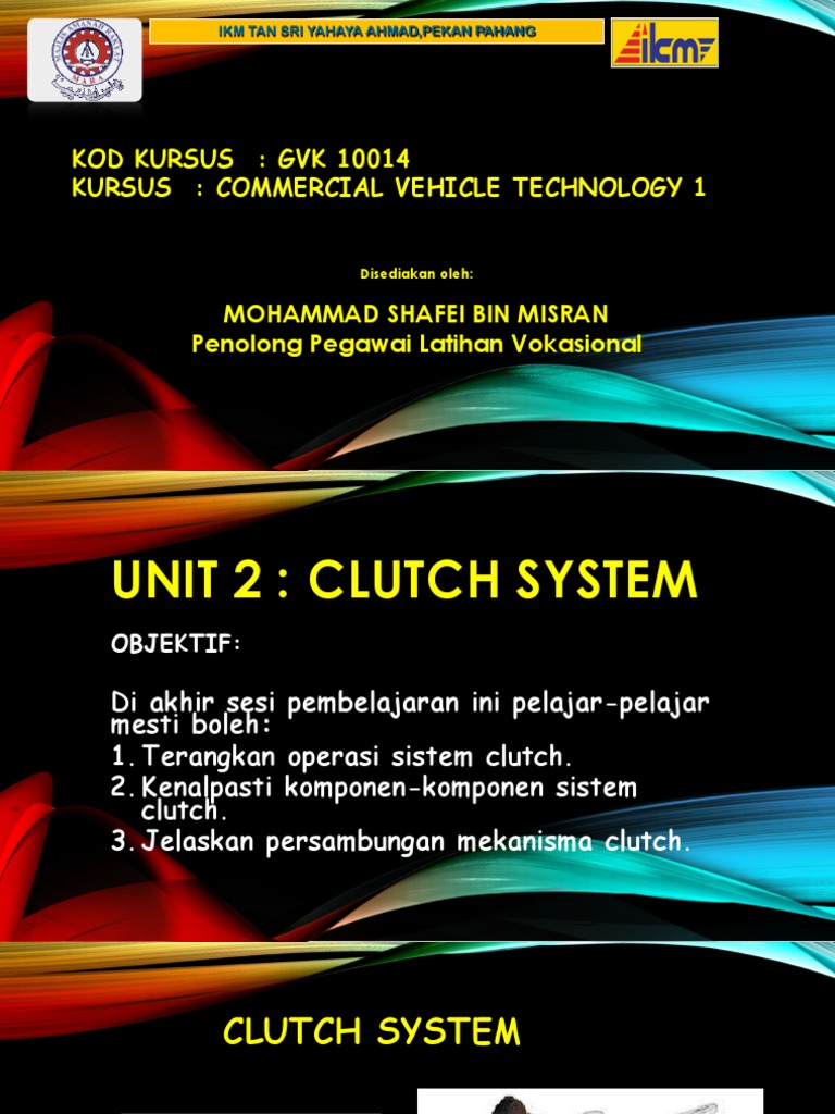 Unit 2CLUTCH SYSTEM PDF
