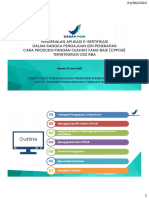 Pengenalan E-Sertifikasi - Izin Penerapan CPPOB Pendaftaran 2022 - Semarang - Solo 21-06-2022