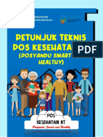 Cetak Juknis Pos Kesehatan RT