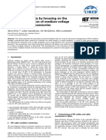 Improving Reliability of MV Cables Through Quality Monitoring and Maintenance