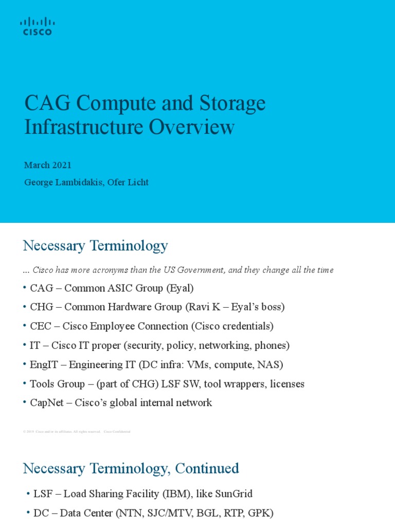 CAG Infrastructure Overview | PDF | Virtual Machine | Computer Science