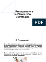 El Presupuesto y La Planeación Estratégica 1