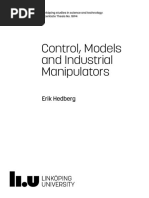 Control, Models of Industrial Manipulators