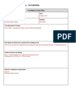 Appendix C - Coaching Plan - SITXHRM003