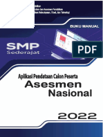 CAPES-AN SMP Sederjat Manual Aplikasi Pendataan Tahun 2022