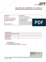 RFP Document SFF2022 078