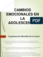 Cambios Emocionales en La Adolescencia