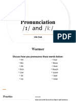 Pronunciation I I