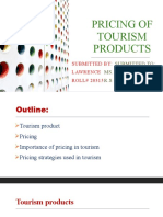 Pricing of Tourism Products