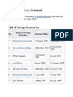 List of Foreign-Sec