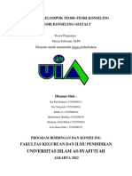 Universitas Islam As-Syafi'Iyah: Makalah Kelompok Teori-Teori Konseling Teori Konseling Gestalt