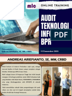 Audit Teknologi Informasi BPR