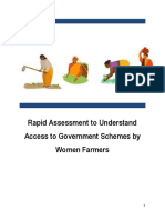 Rapid Assessment To Understand Access To Government Schemes by Women Farmers