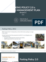 Parking Policy and Parking Management Plan For Bengaluru - 08.07.2022