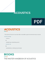 Acoustics