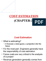 Cost Estimation: (CHAPTER-3)