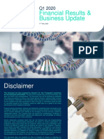 Financial Results - Business Update Q1 2020 - English