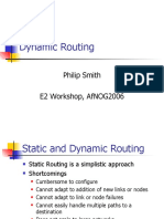 Dynamic Routing: Philip Smith E2 Workshop, Afnog2006