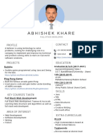 Abhishek Khare Resume