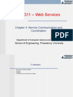 CSE 311 - Web Services: Chapter 4: Service Communication and Coordination