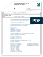 Transmittal Sheet: Control No: Date: August 26, 2021 FOR: Company: Office/Department: From