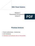 EE330A: Power Systems: Transmission Line Parameters