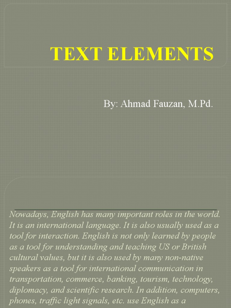 Understanding English Text Structures | PDF | Adjective | English Language