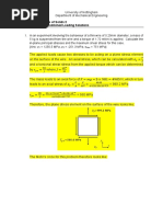 Combined Loading Exercise Sheet Solutions