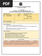 Java Minor Course-Syllabus