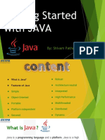 Getting Started With JAVA