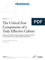 The Critical Few Components of A Truly Effective Culture. Katzenbach, J. y Otros.
