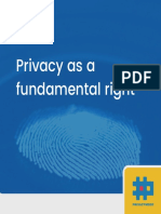 Privacy As A Fundamental Right