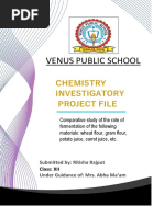 Chemistry Investigatory Project Class 12 | PDF | Fermentation ...