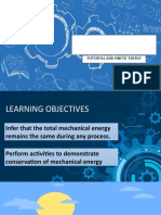 Conservation of Mechanical Energy: Potential and Kinetic Energy