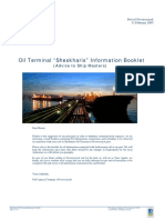 Oil Terminal "Sheskharis" Information Booklet: (Advice To Ship Masters)