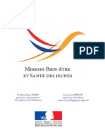 Rapport Mission Bien-Etre Et Sante Des Jeunes Partie 1