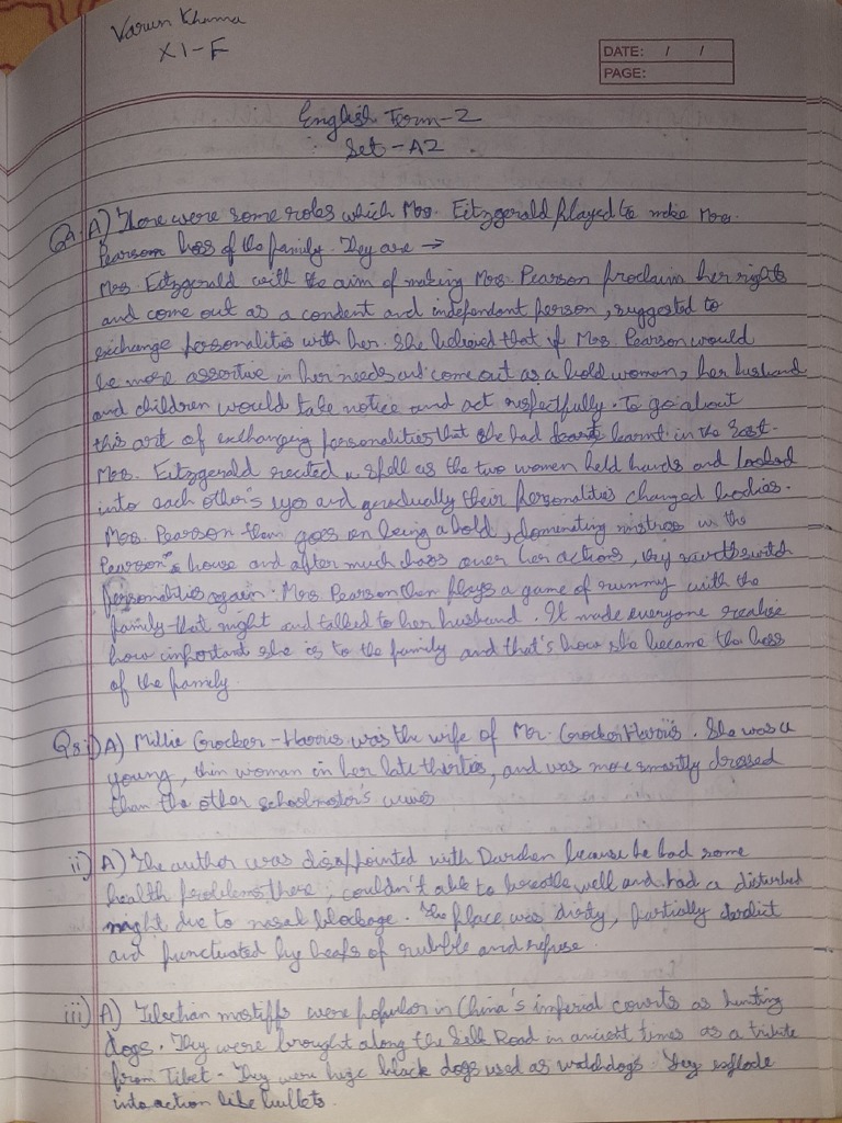 English Term 2 Set A2 PDF