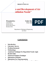 "Design and Devolopment of Air Ventilation Nozzle": Presented By-Under The Guidance of