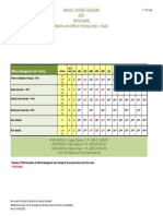 Annual Course Calendar AM MOU 2022