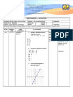 PLANIFICACIÓN SEMANAL Matematica Semana 9 BTU