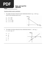 DSE Mathematics Index and Log Extra Exercise