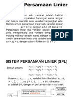 1 - Sistem Persamaan Linier