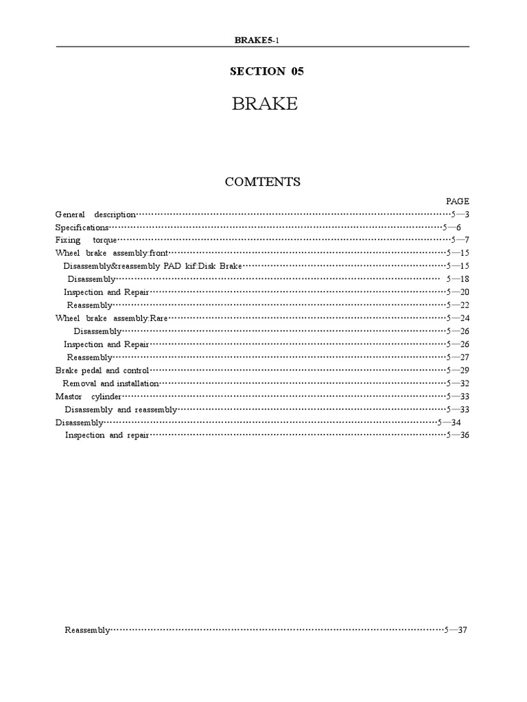 Brake Repair Guide | PDF | Brake | Valve