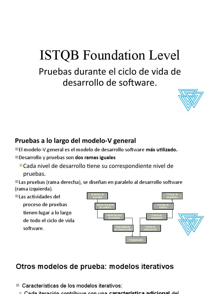 2 - IsTQB Foundation Level Ch2 - Esp | PDF | Pruebas de software | Software