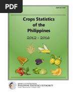 Crops Statistics of The Philippines, 2012-2016