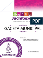 Gaceta 78 Manual de Procedimientos Dirección de Servicios Públicos