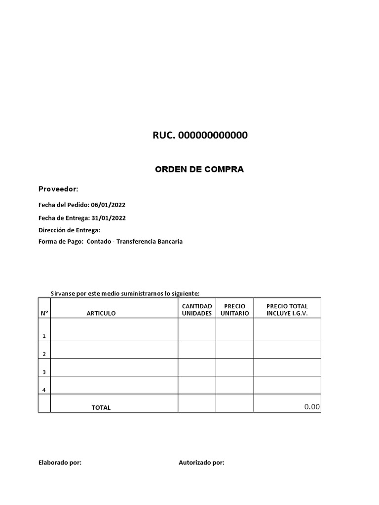 Orden de Compra Proveedor ESET 2014 | PDF | Negocios | Finanzas y dinero