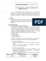 Gestion de Proveedores